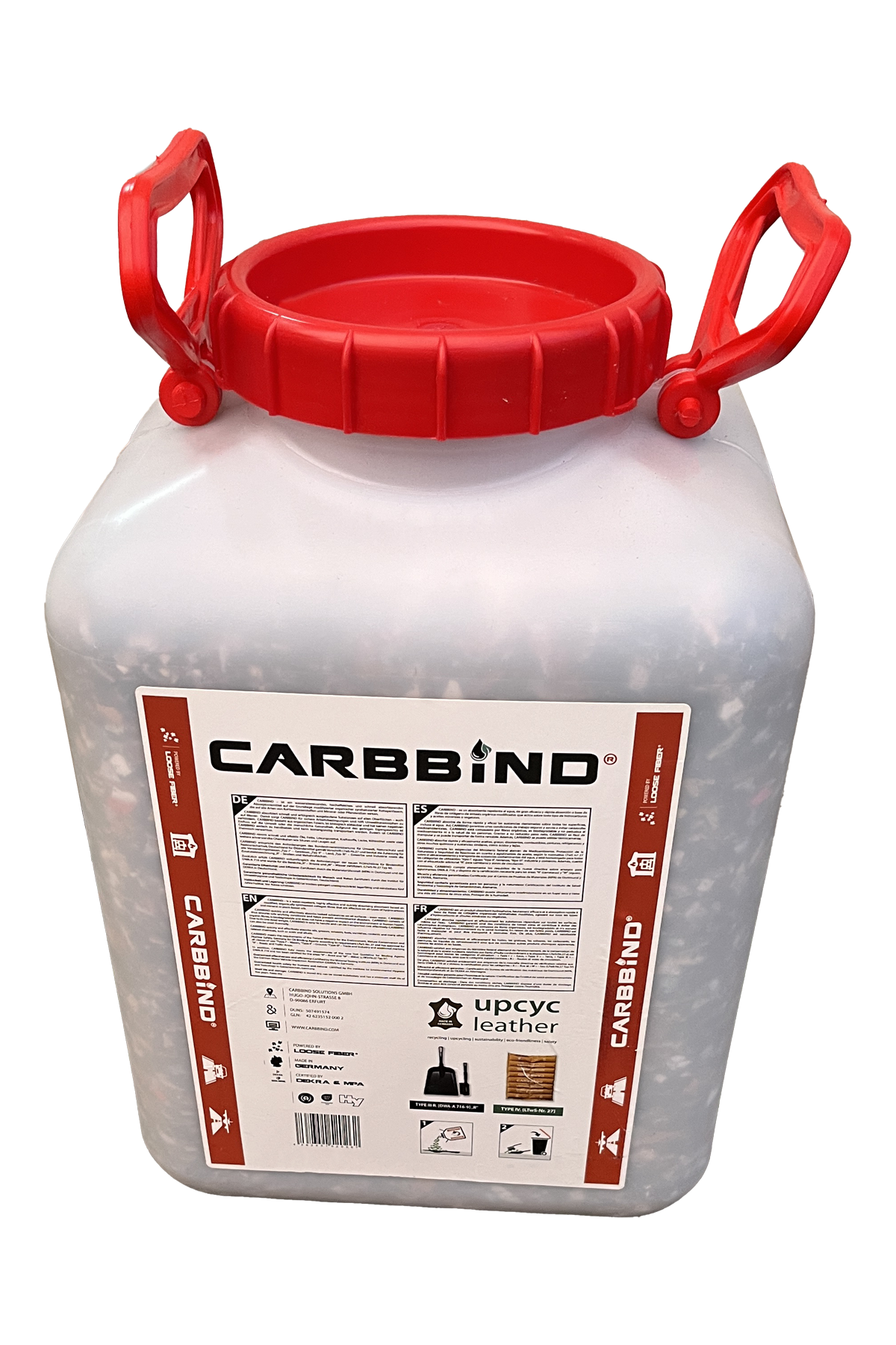 CARBBIND Loose Fiber RED - Weithalskanister 6 kg – Bild 2